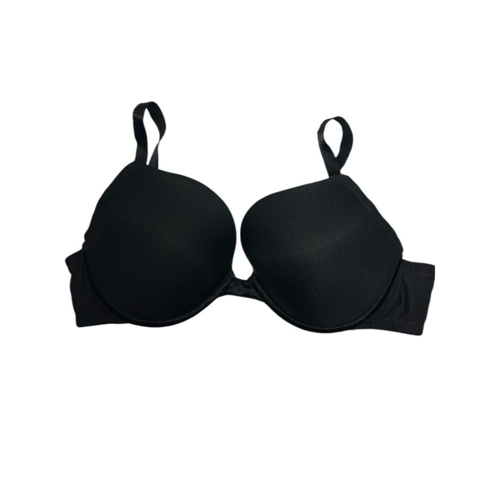 Natori Black Everyday T-Shirt Bra 34DD Comfortable Support